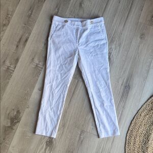 LOFT ‘The Skinny’ White Pants, 8P, Petite